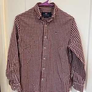Boys Vineyard Vines Flannel Oxford M 12-14